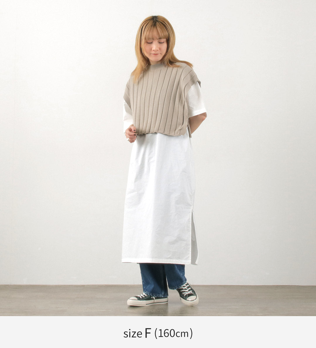 【50%OFF】MAO MADE(マオメイド) インナーセット コットンベスト ワンピース