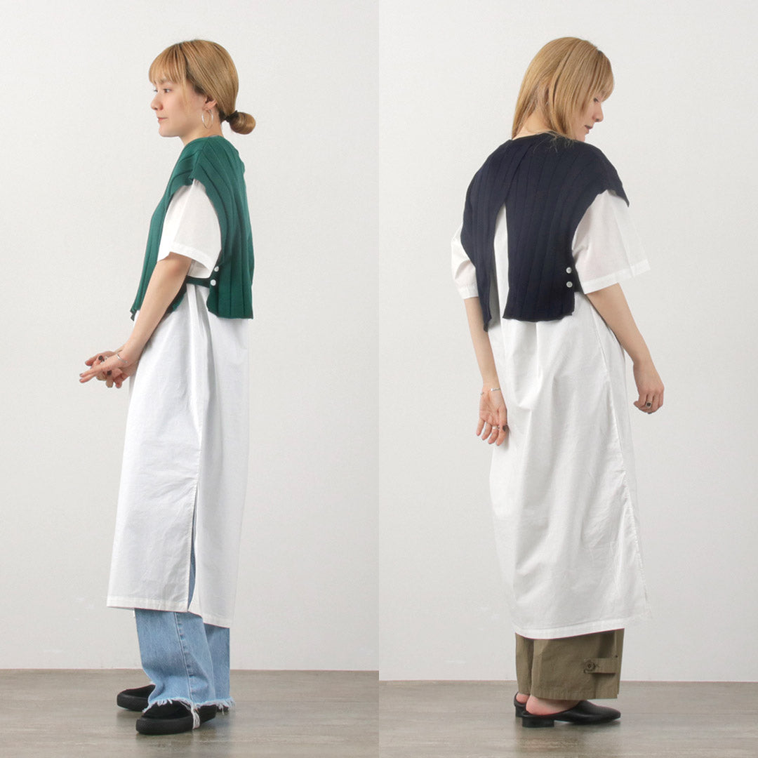【70%OFF】MAO MADE(マオメイド) インナーセット コットンベスト ワンピース
