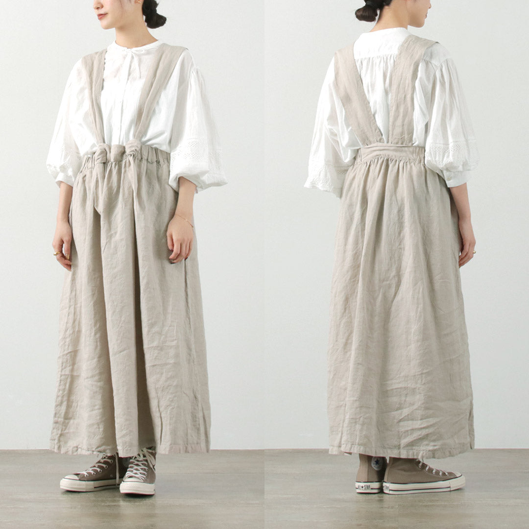 【50%OFF】TUMUGU(ツムグ) ソリトリネン3 マルチWAY 吊りスカート