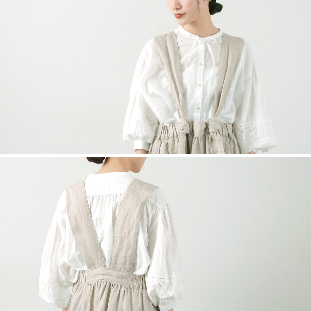 【50%OFF】TUMUGU(ツムグ) ソリトリネン3 マルチWAY 吊りスカート