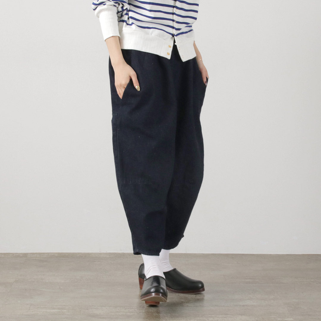 TUMUGU(ツムグ) 9.5oz コットンリネン デニム ティンカーパンツ