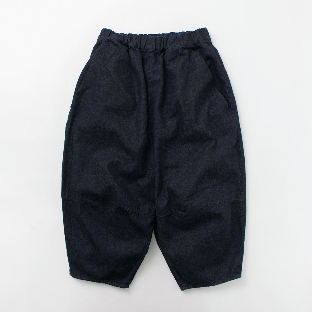 TUMUGU(ツムグ) 9.5oz コットンリネン デニム ティンカーパンツ