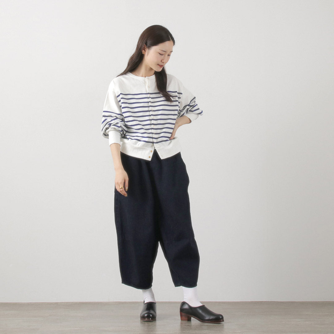 TUMUGU(ツムグ) 9.5oz コットンリネン デニム ティンカーパンツ