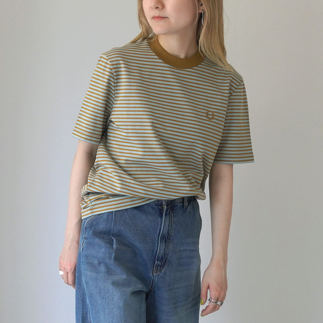 FRED PERRY(フレッドペリー) M6581 ファインストライプ ヘビーウェイト TEE
