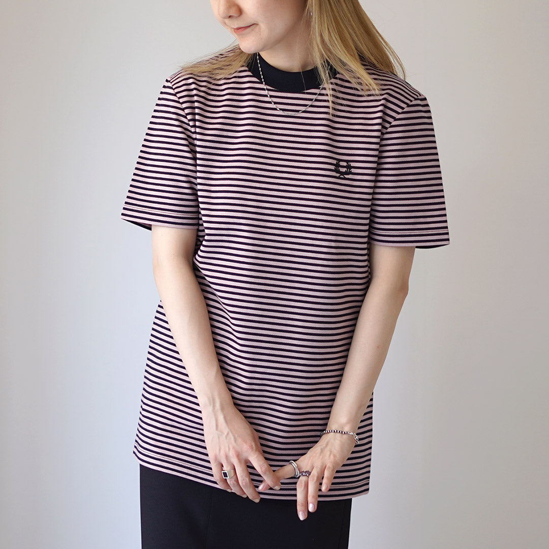 FRED PERRY(フレッドペリー) M6581 ファインストライプ ヘビーウェイト TEE