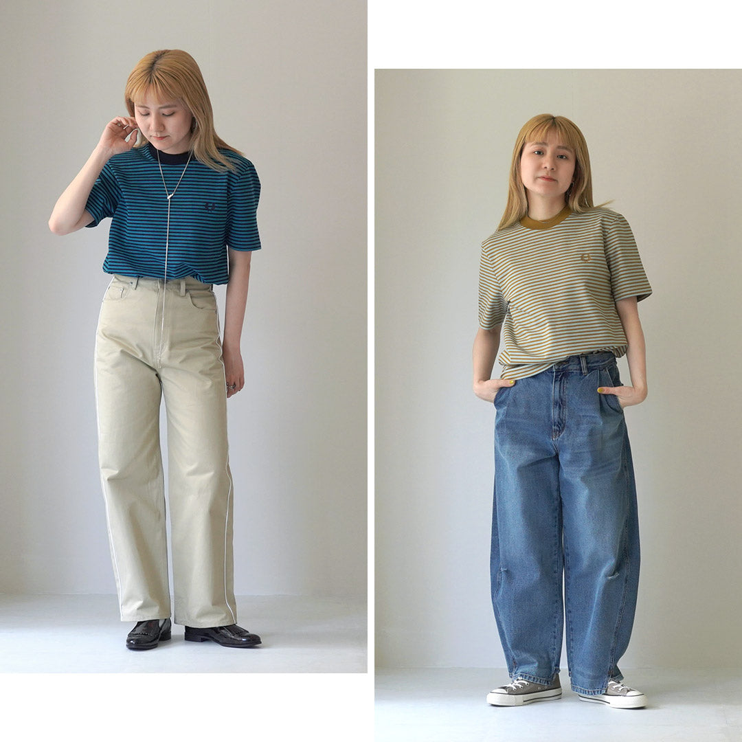 FRED PERRY(フレッドペリー) M6581 ファインストライプ ヘビーウェイト TEE