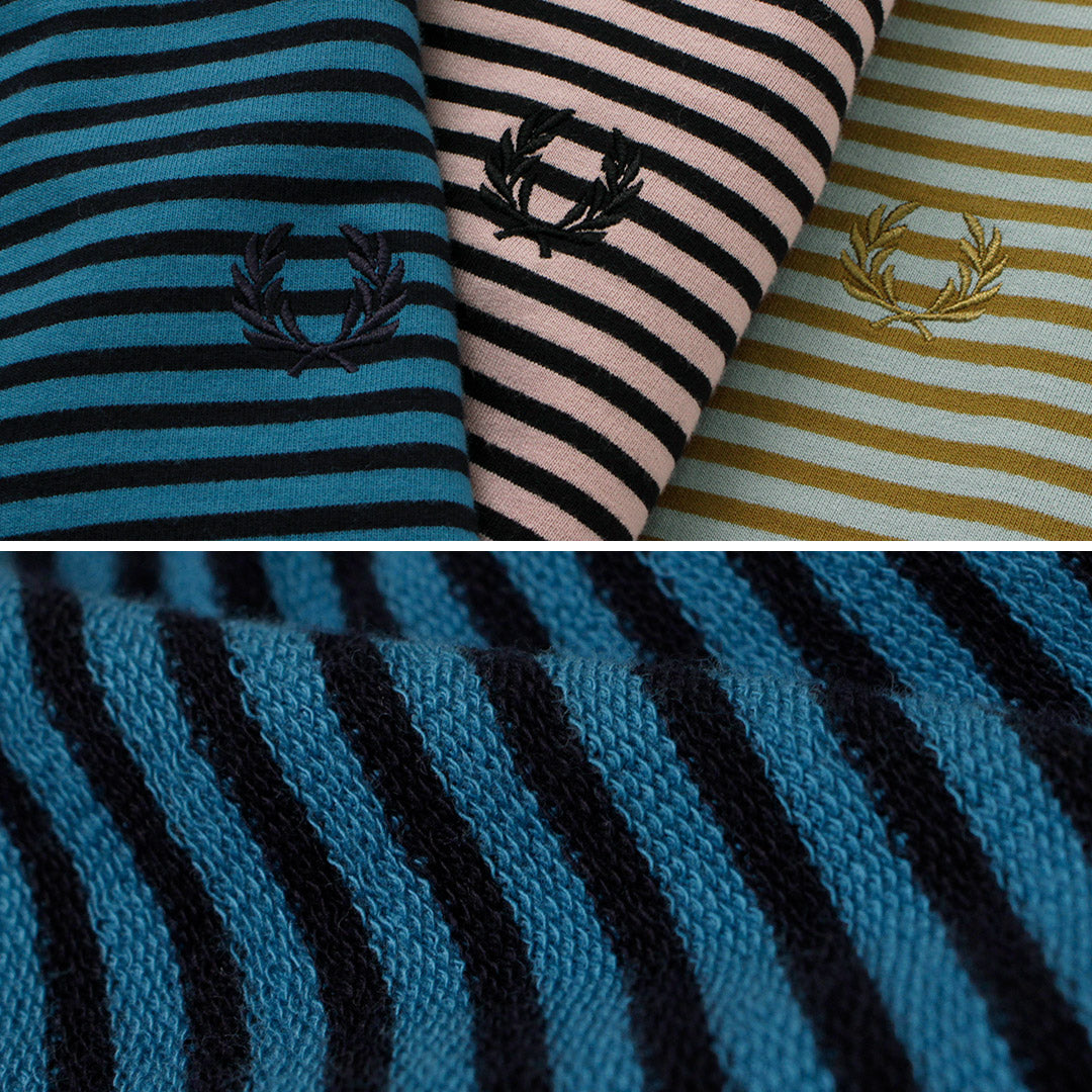 FRED PERRY(フレッドペリー) M6581 ファインストライプ ヘビーウェイト TEE