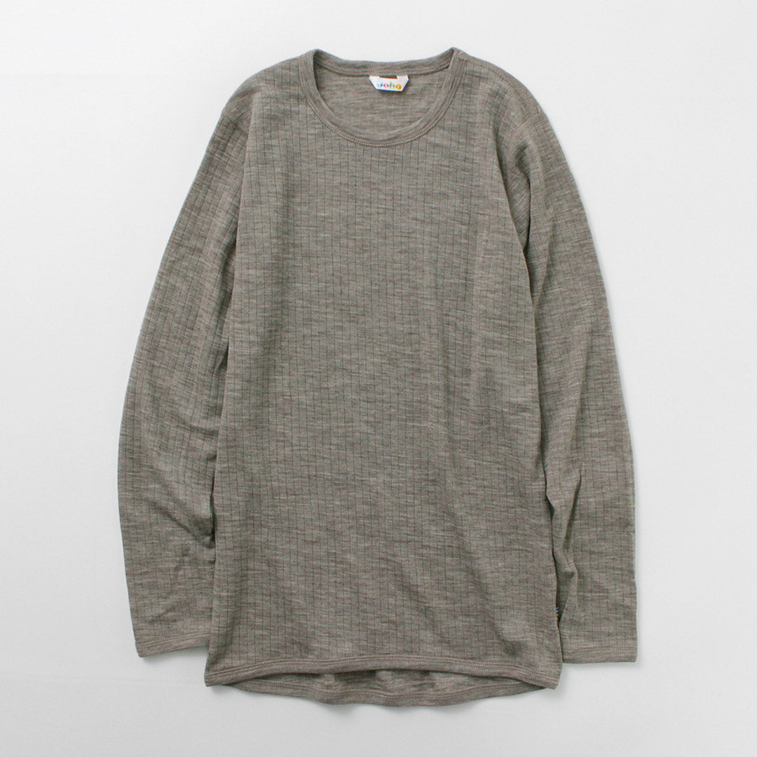 JOHA(ヨハ) メリノウール カットソー KIDS