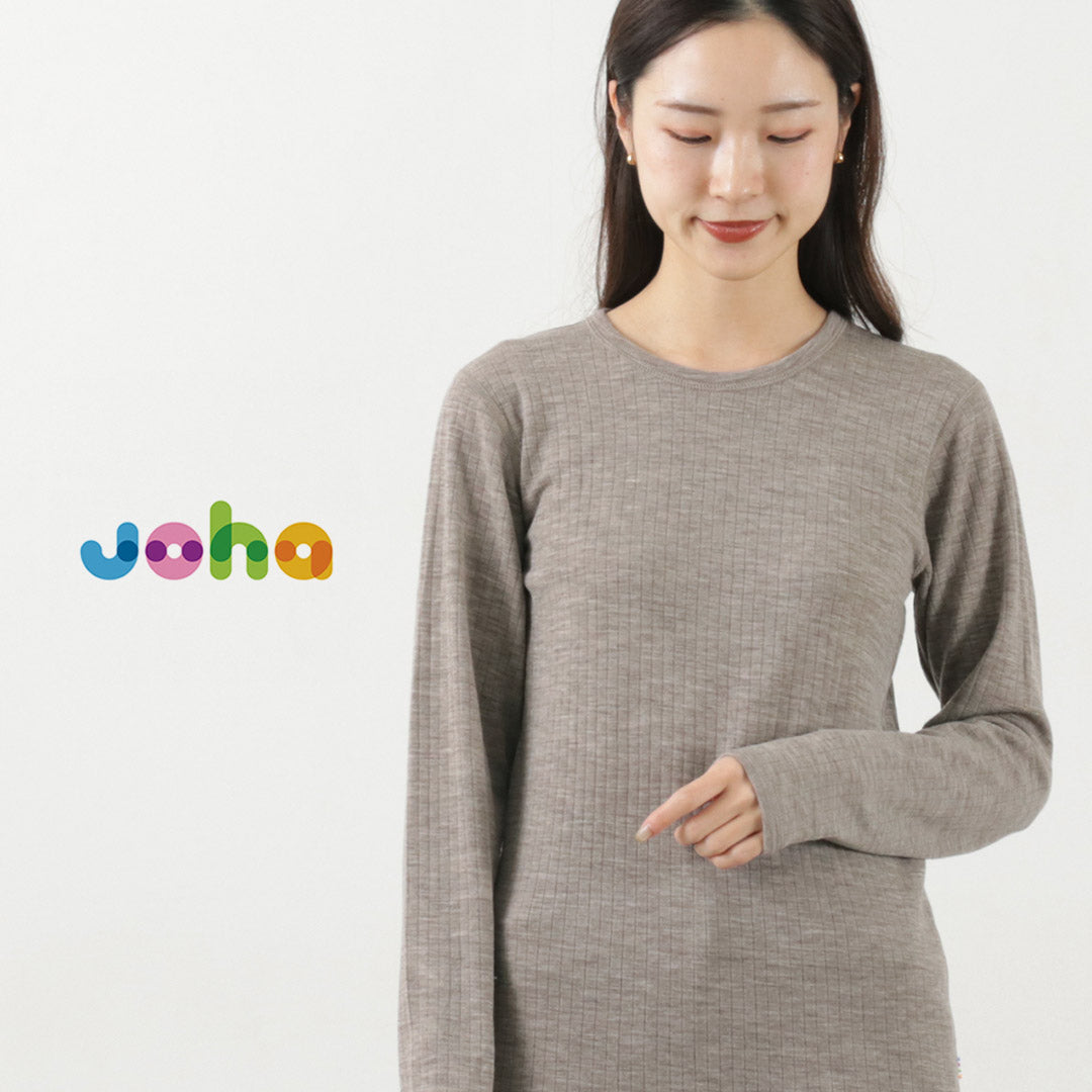 JOHA(ヨハ) メリノウール カットソー KIDS