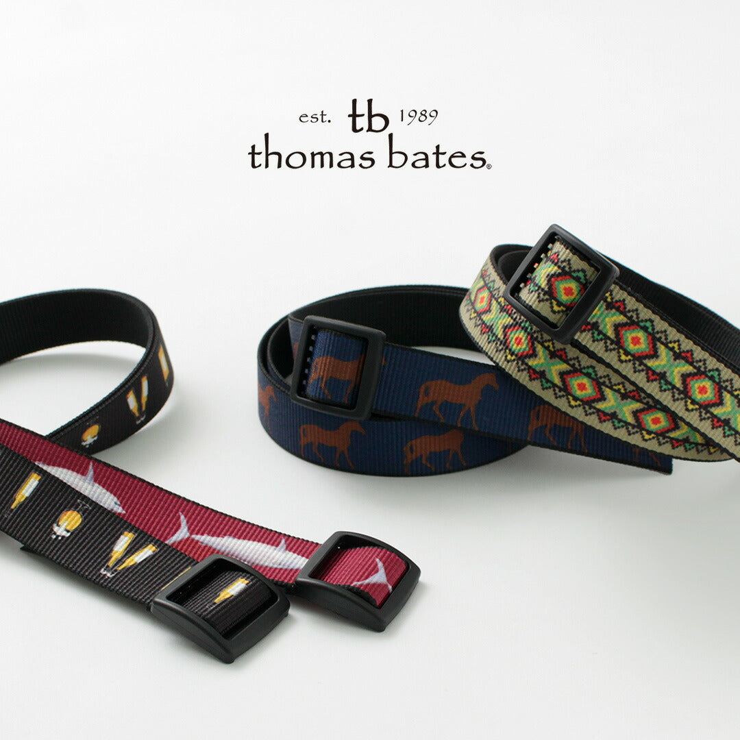 【30%OFF】THOMAS BATES(トーマス ベイツ) プリント スライダーベルト