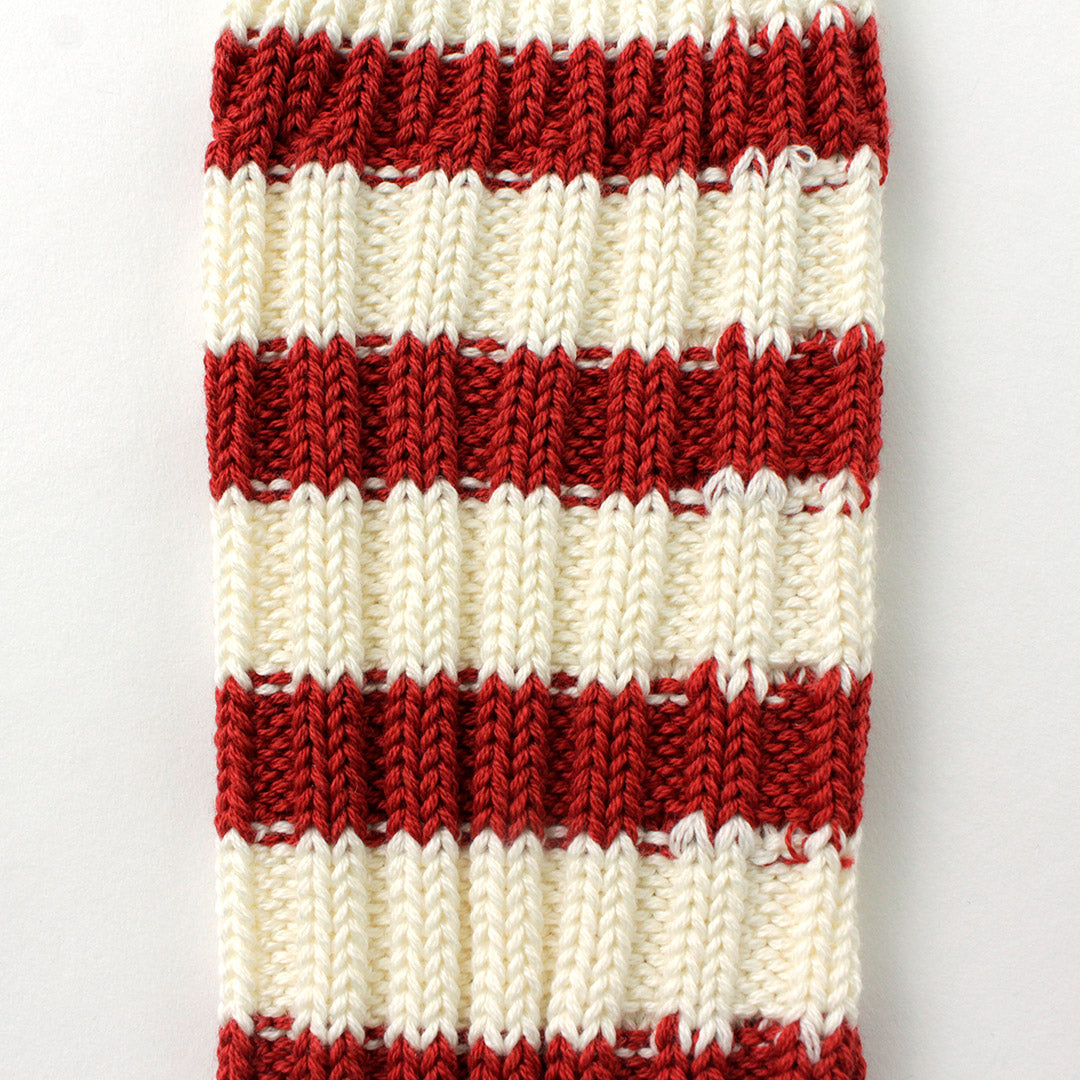 DECKA QUALITY SOCKS(デカ) ヘビーウエイト ラインソックス SHOWATABE