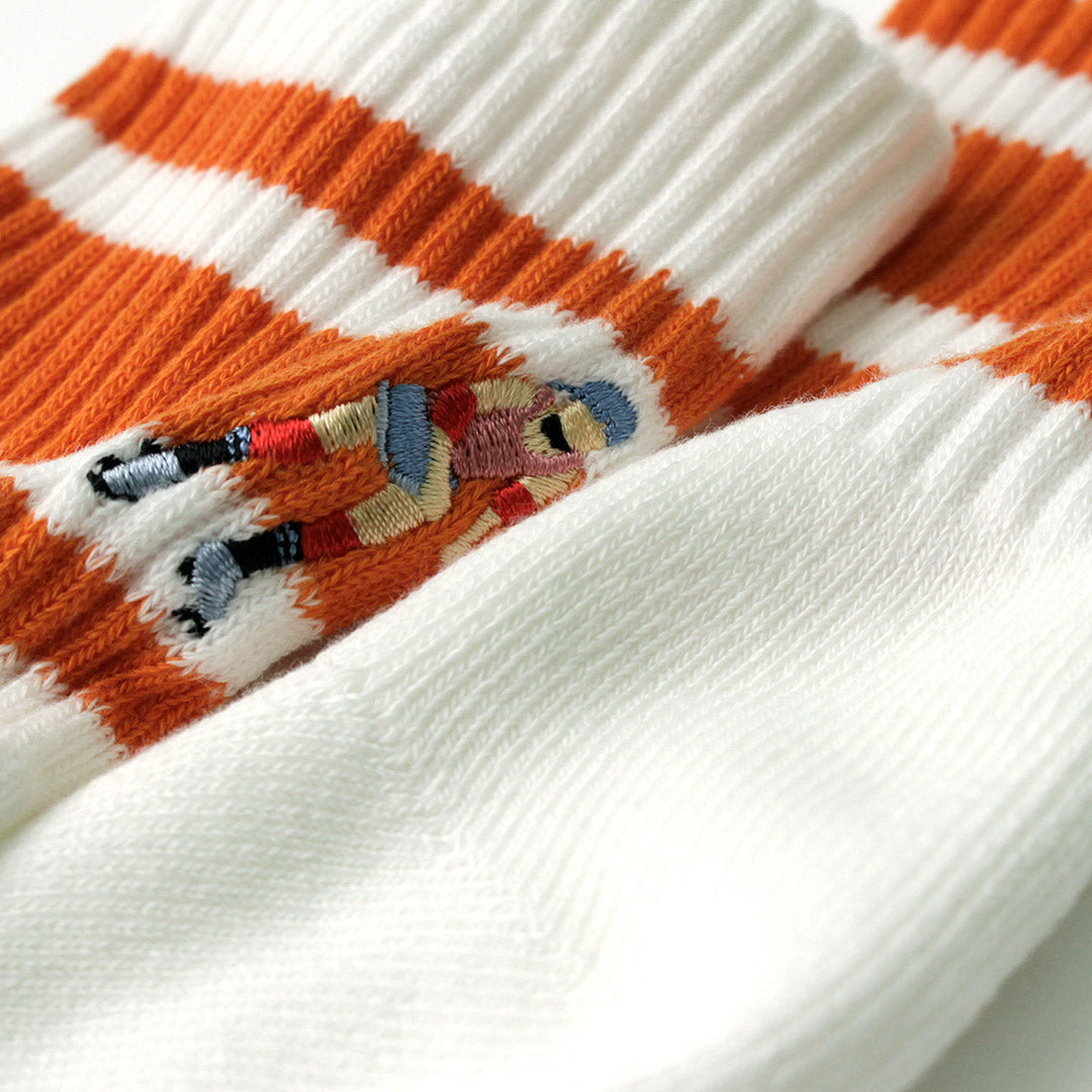 DECKA QUALITY SOCKS(デカ) 刺繍 スケーターソックス