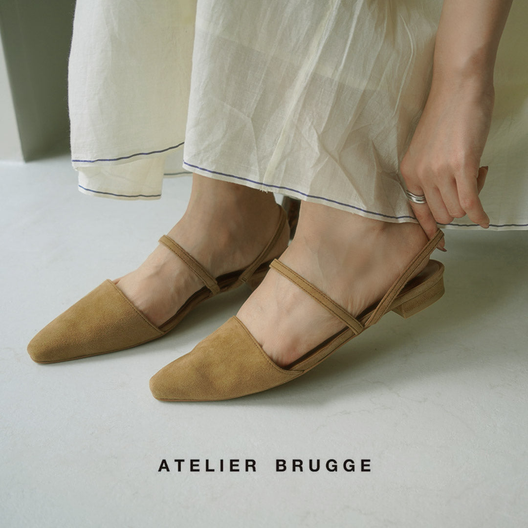 【30%OFF】ATELIER BRUGGE(アトリエブルージュ) Wストラップ サンダル