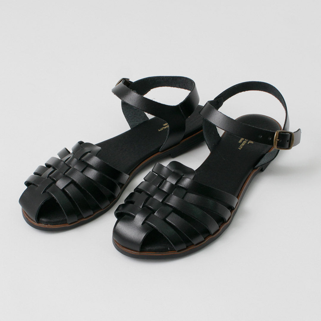 SOIL(ソイル) アンクルストラップ メッシュサンダル