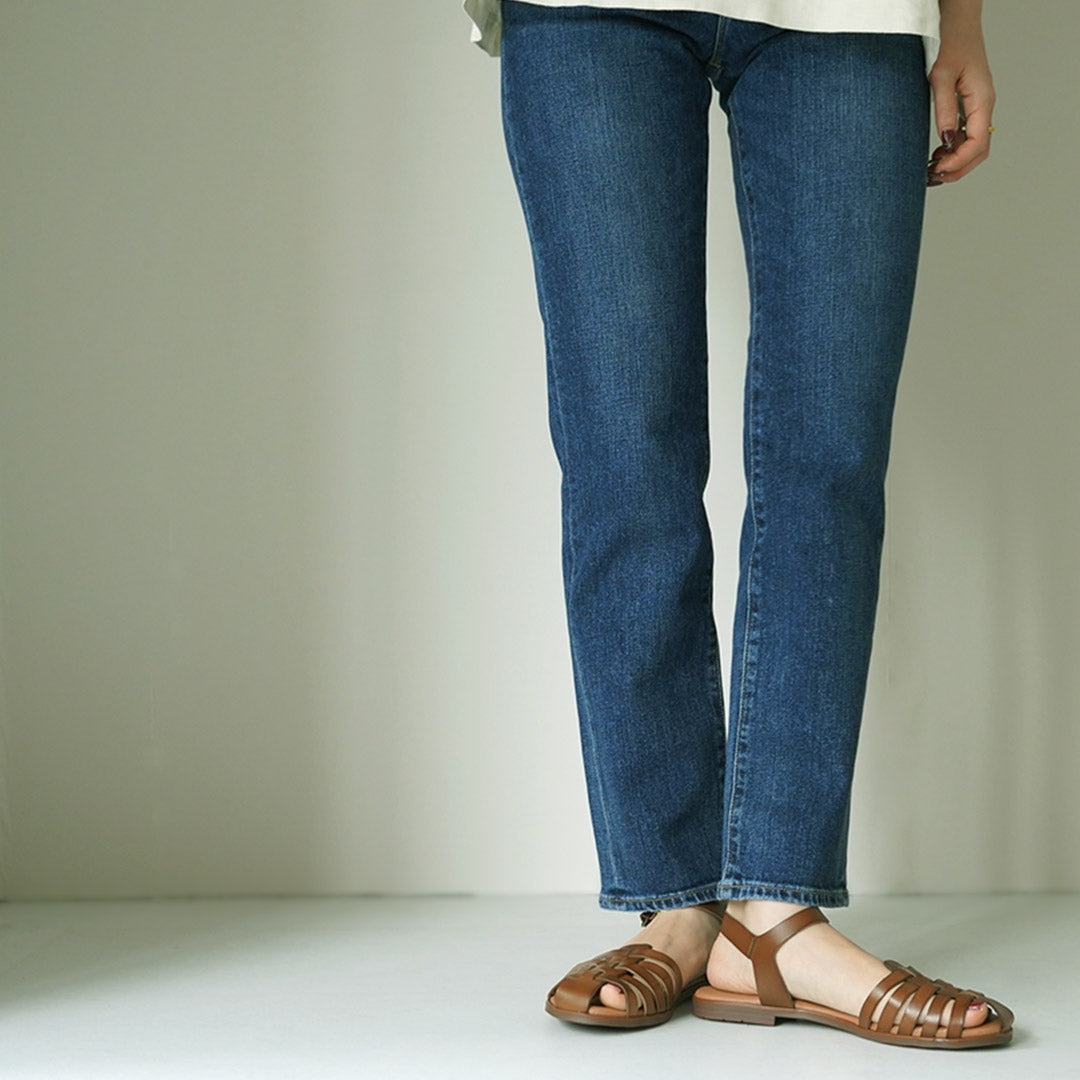 SOIL(ソイル) アンクルストラップ メッシュサンダル