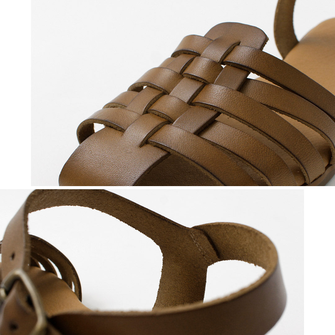 SOIL(ソイル) アンクルストラップ メッシュサンダル