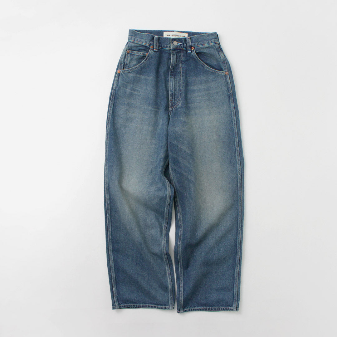 SHINZONE（シンゾーン） ツールデニムパンツ / レディース ボトムス ジーンズ ワイド 綿100 日本製 TOOL DENIM PANTS  24MMSPA01