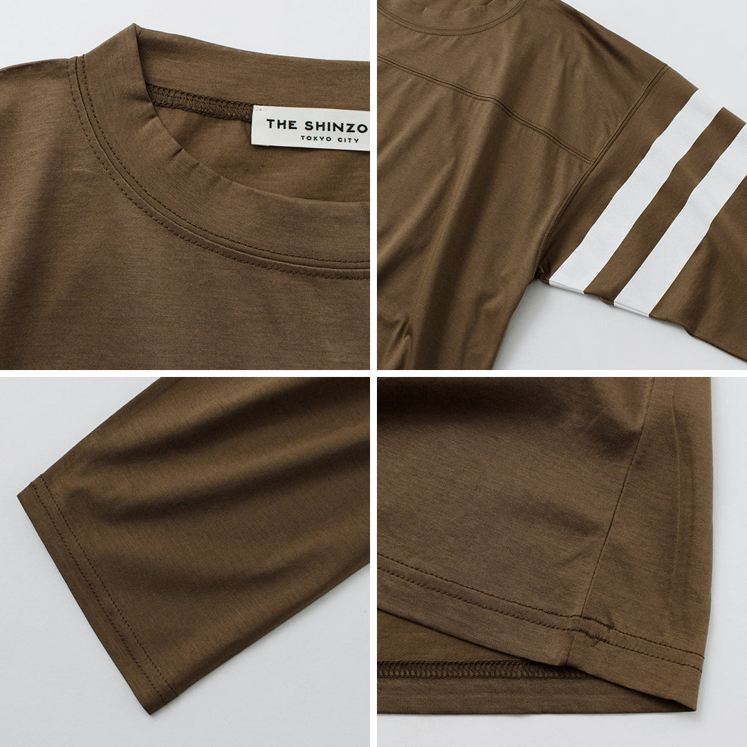 【30%OFF】SHINZONE(シンゾーン) シアー フットボール Tシャツ 24MMSCU08