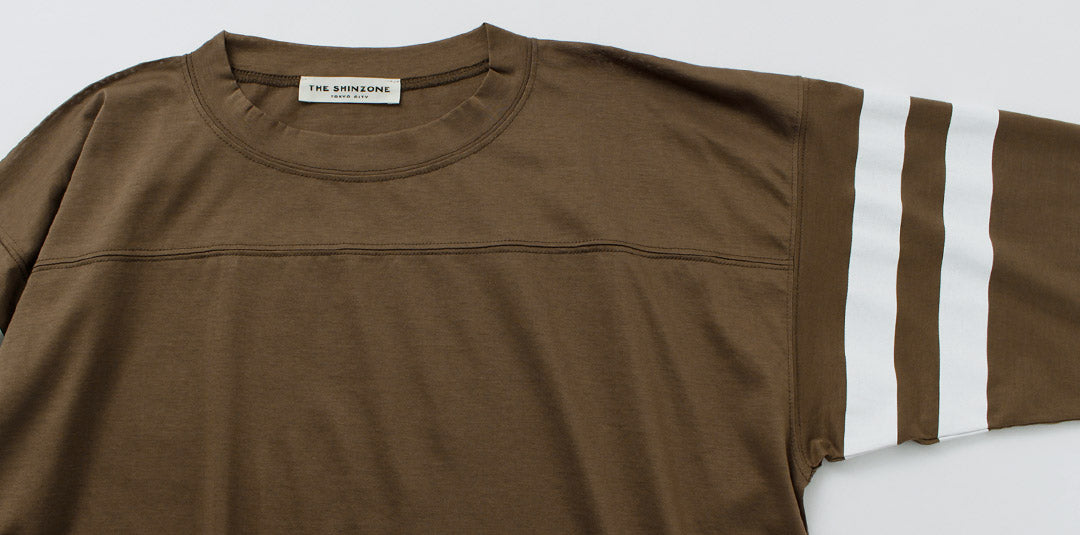 【30%OFF】SHINZONE(シンゾーン) シアー フットボール Tシャツ 24MMSCU08