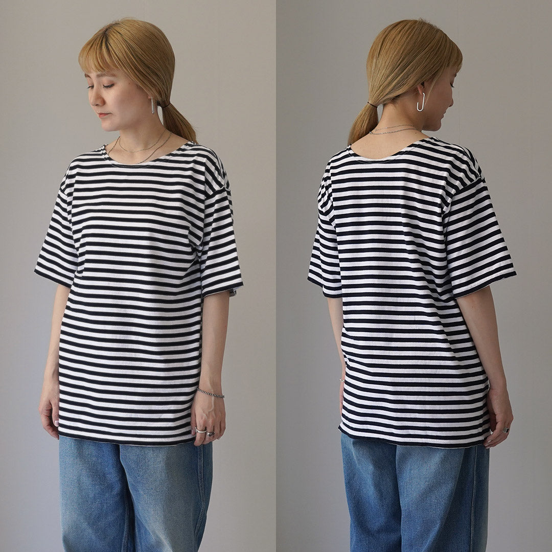 【30%OFF】SHINZONE(シンゾーン) ハーフ マリンボーダー Tシャツ 24MMSCU02