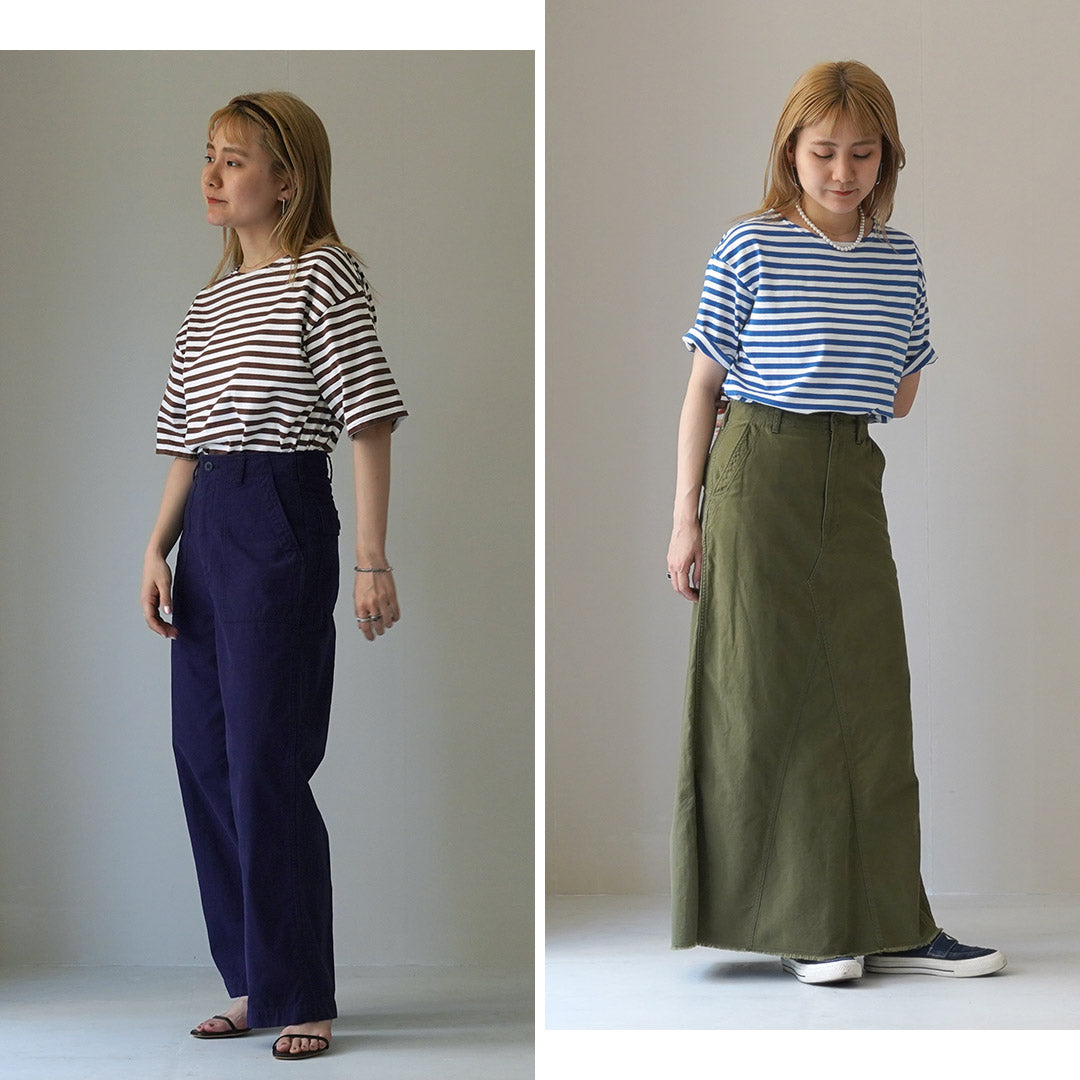 【30%OFF】SHINZONE(シンゾーン) ハーフ マリンボーダー Tシャツ 24MMSCU02