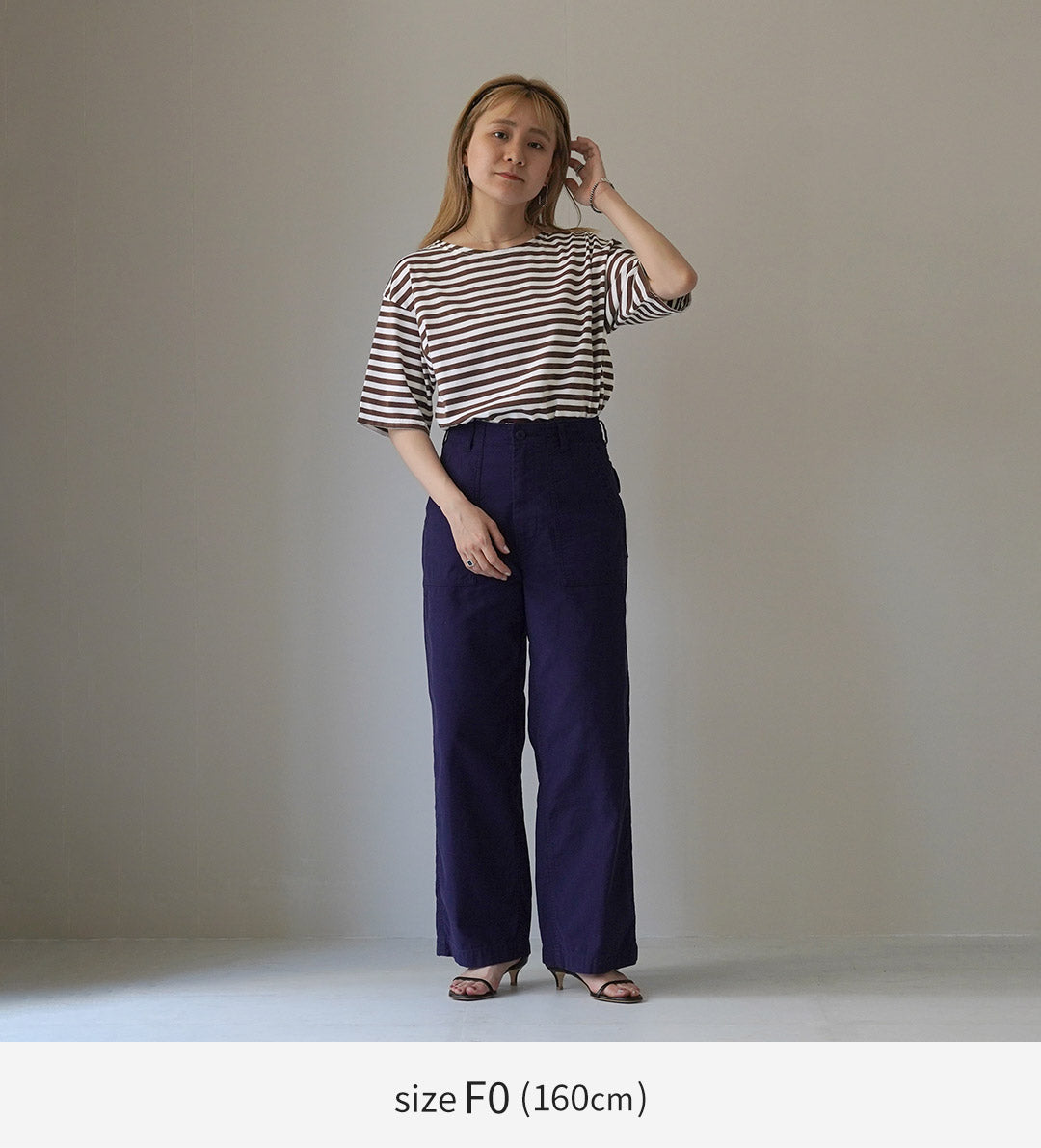 【30%OFF】SHINZONE(シンゾーン) ハーフ マリンボーダー Tシャツ 24MMSCU02