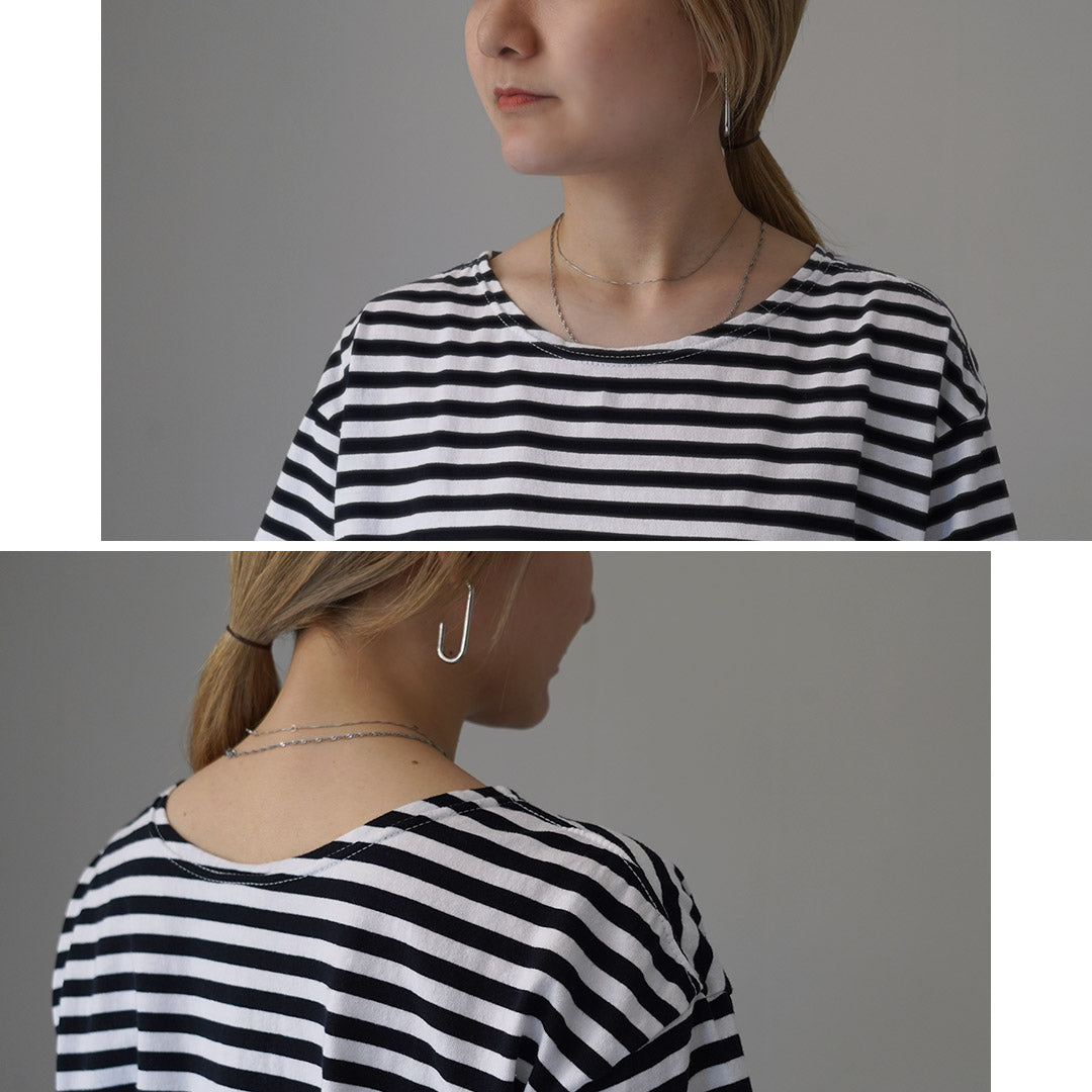 【30%OFF】SHINZONE(シンゾーン) ハーフ マリンボーダー Tシャツ 24MMSCU02