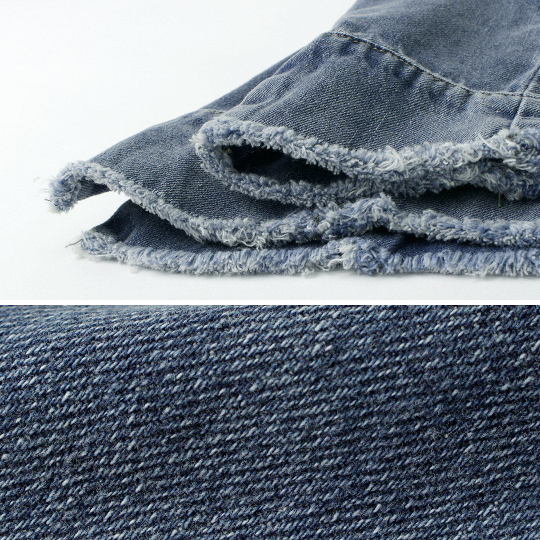 【30%OFF】CYAN TOKYO(シアン トーキョー) リブウエスト デニム ワイド