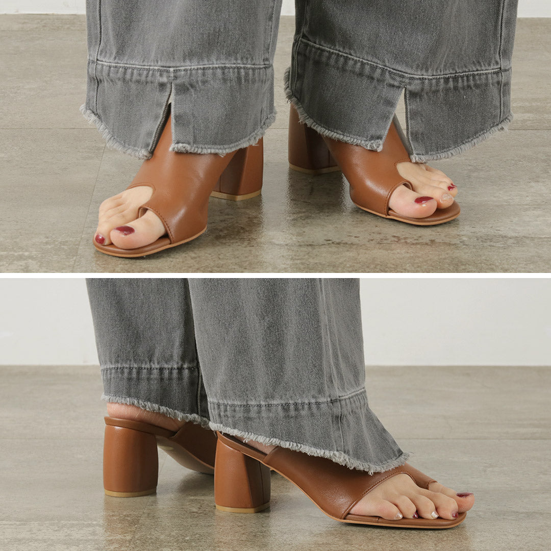 【30%OFF】CYAN TOKYO(シアン トーキョー) リブウエスト デニム ワイド