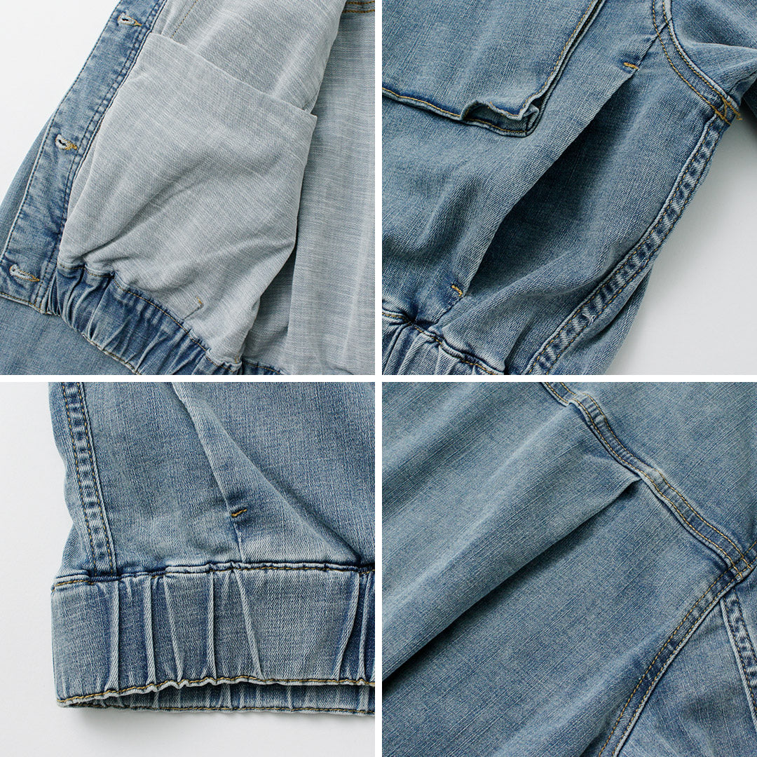 CYAN TOKYO(シアン トーキョー) スタンドカラー ショートデニムジャケット