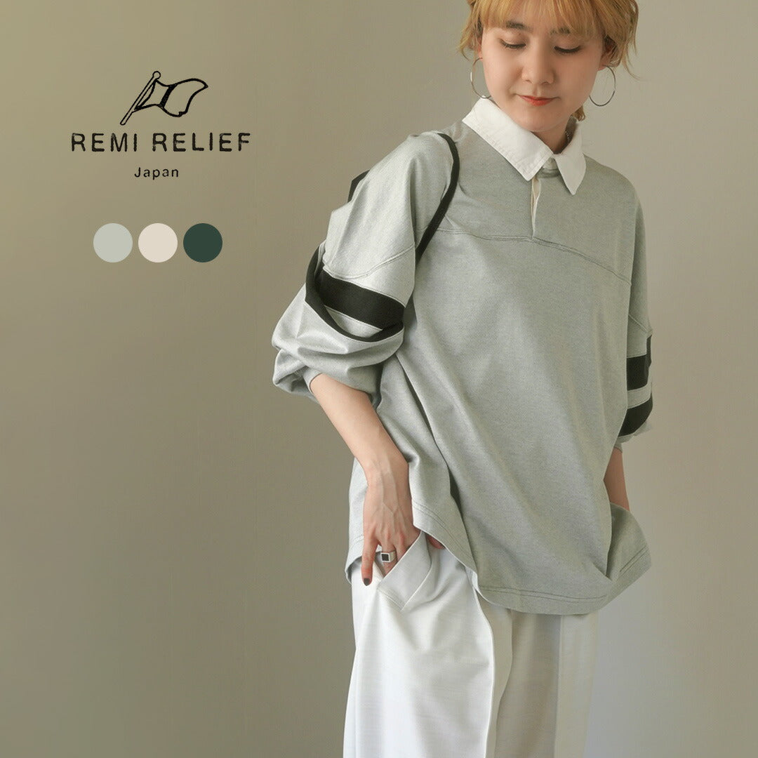 REMI RELIEF(レミレリーフ) SP加工R/C天竺フットボールSHIRT(14)