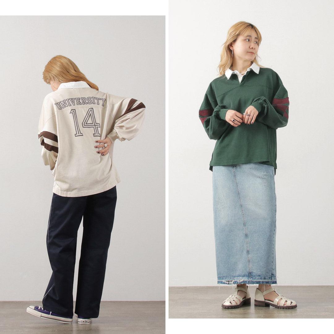 REMI RELIEF(レミレリーフ) SP加工R/C天竺フットボールSHIRT(14)