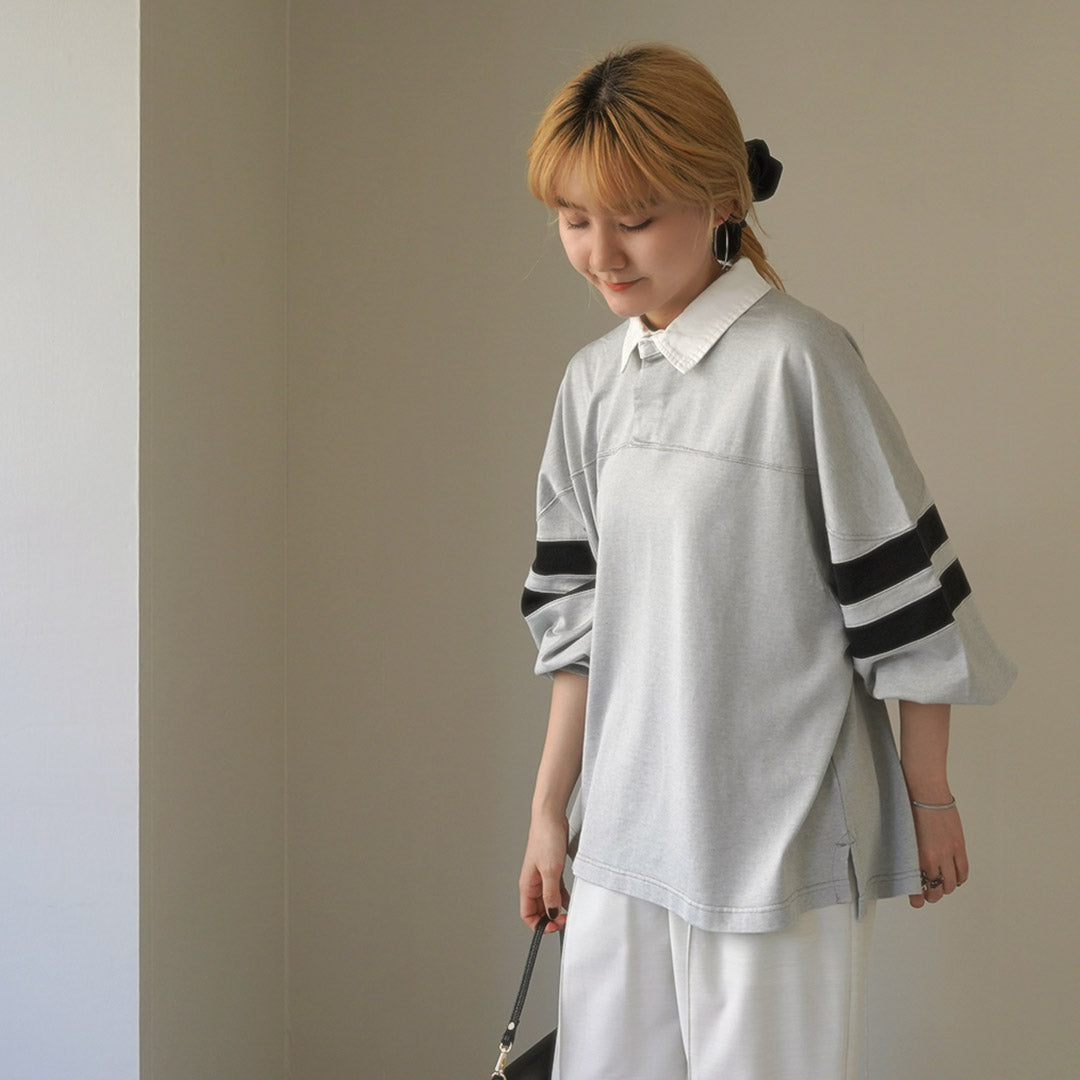 REMI RELIEF(レミレリーフ) SP加工R/C天竺フットボールSHIRT(14)
