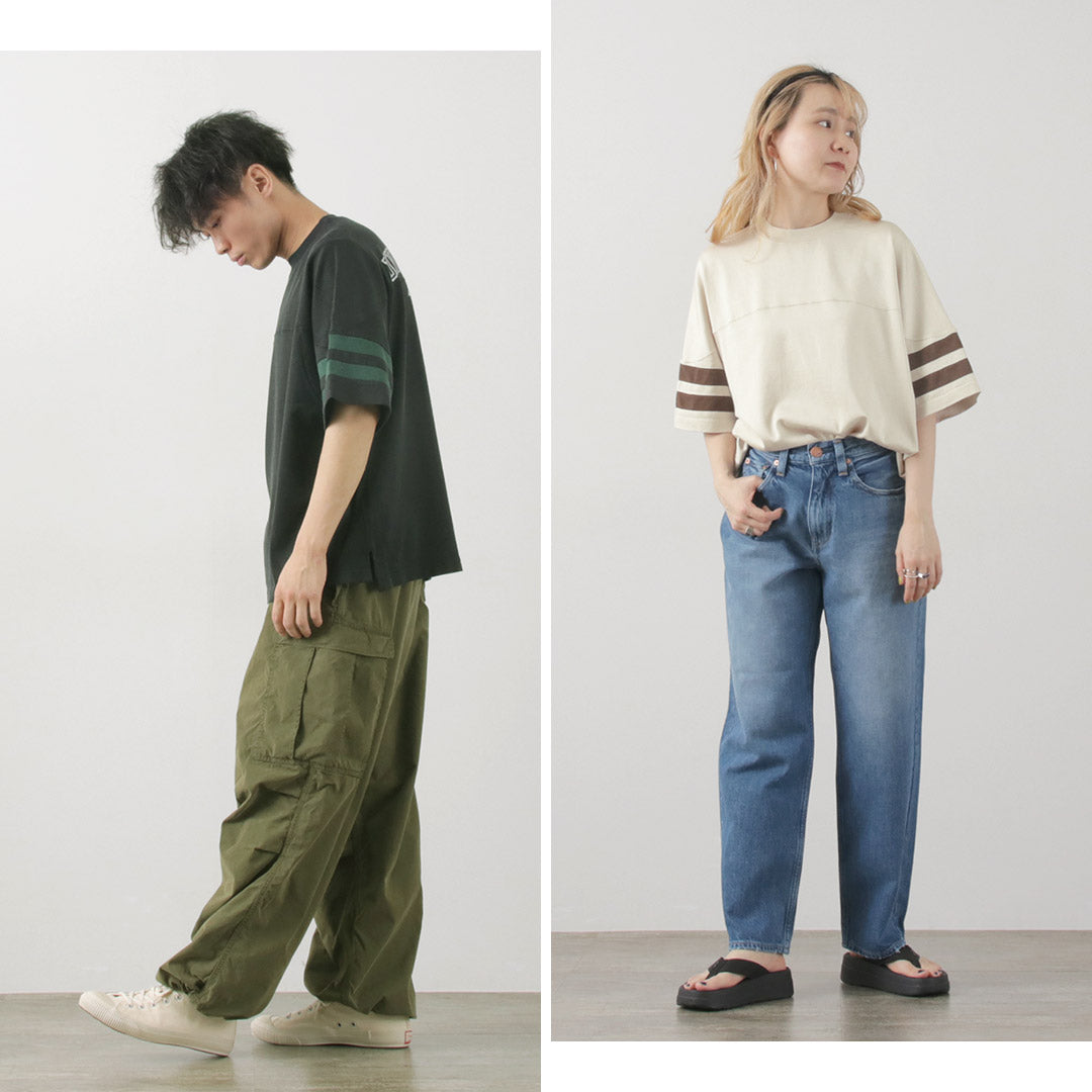 【20%OFF】REMI RELIEF(レミレリーフ) SP加工R/C天竺フットボールT(14)