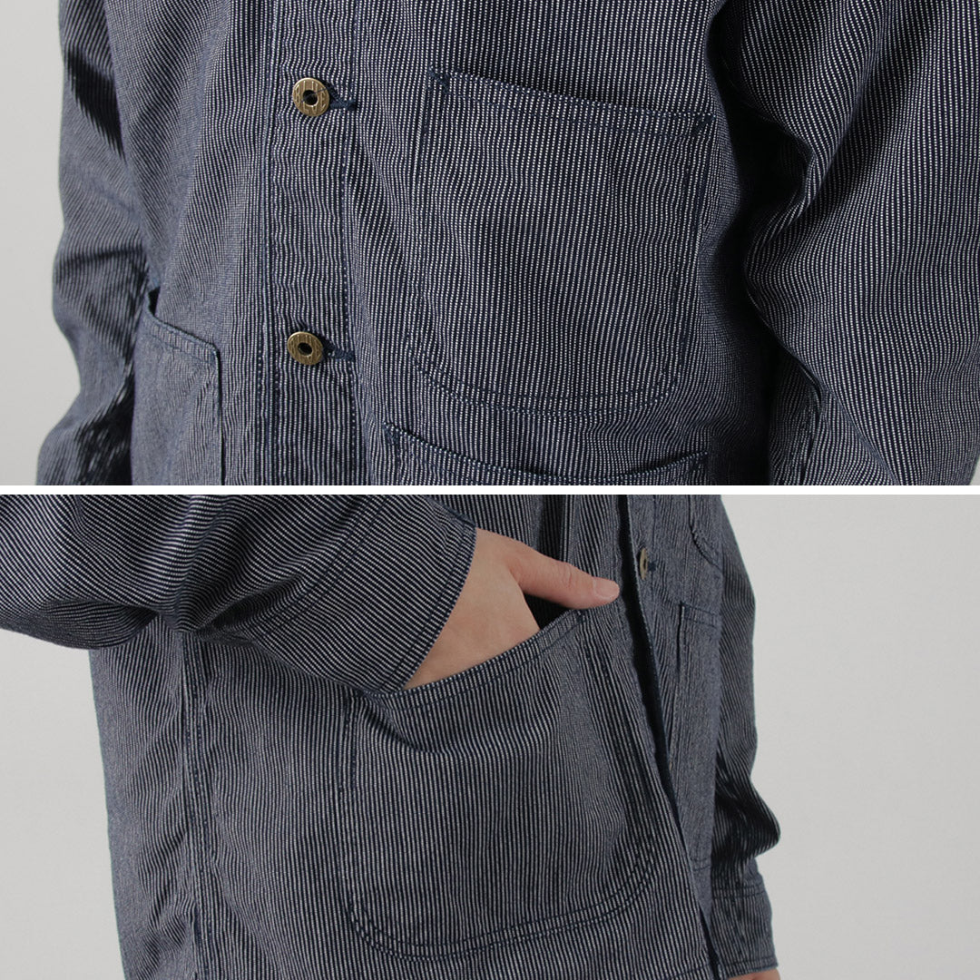 JAPAN BLUE JEANS(ジャパンブルージーンズ) RJB4124 別注 ヒッコリー エンジニアジャケット