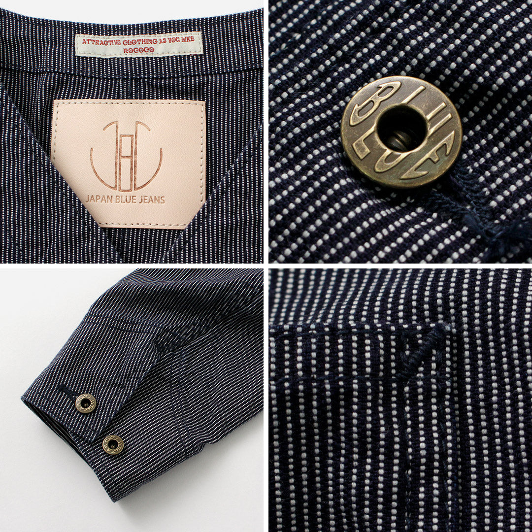 JAPAN BLUE JEANS(ジャパンブルージーンズ) RJB4124 別注 ヒッコリー エンジニアジャケット