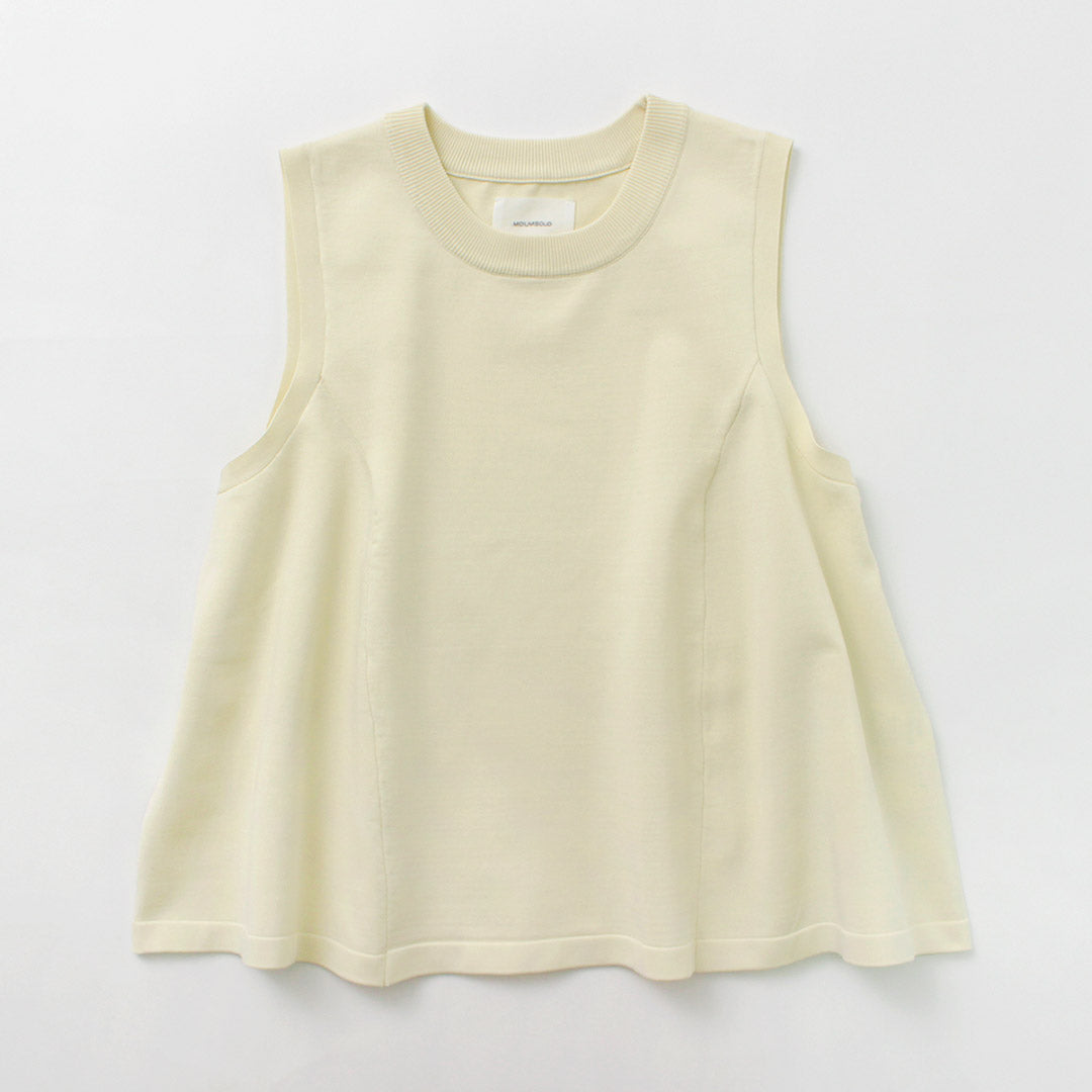 【50%OFF】MIDIUMISOLID(ミディウミソリッド) ノースリーブ フレアベスト