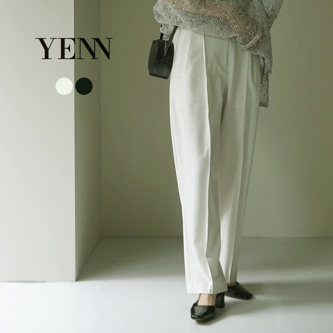 【30%OFF】YENN(イェン) カーブ テーパードパンツ