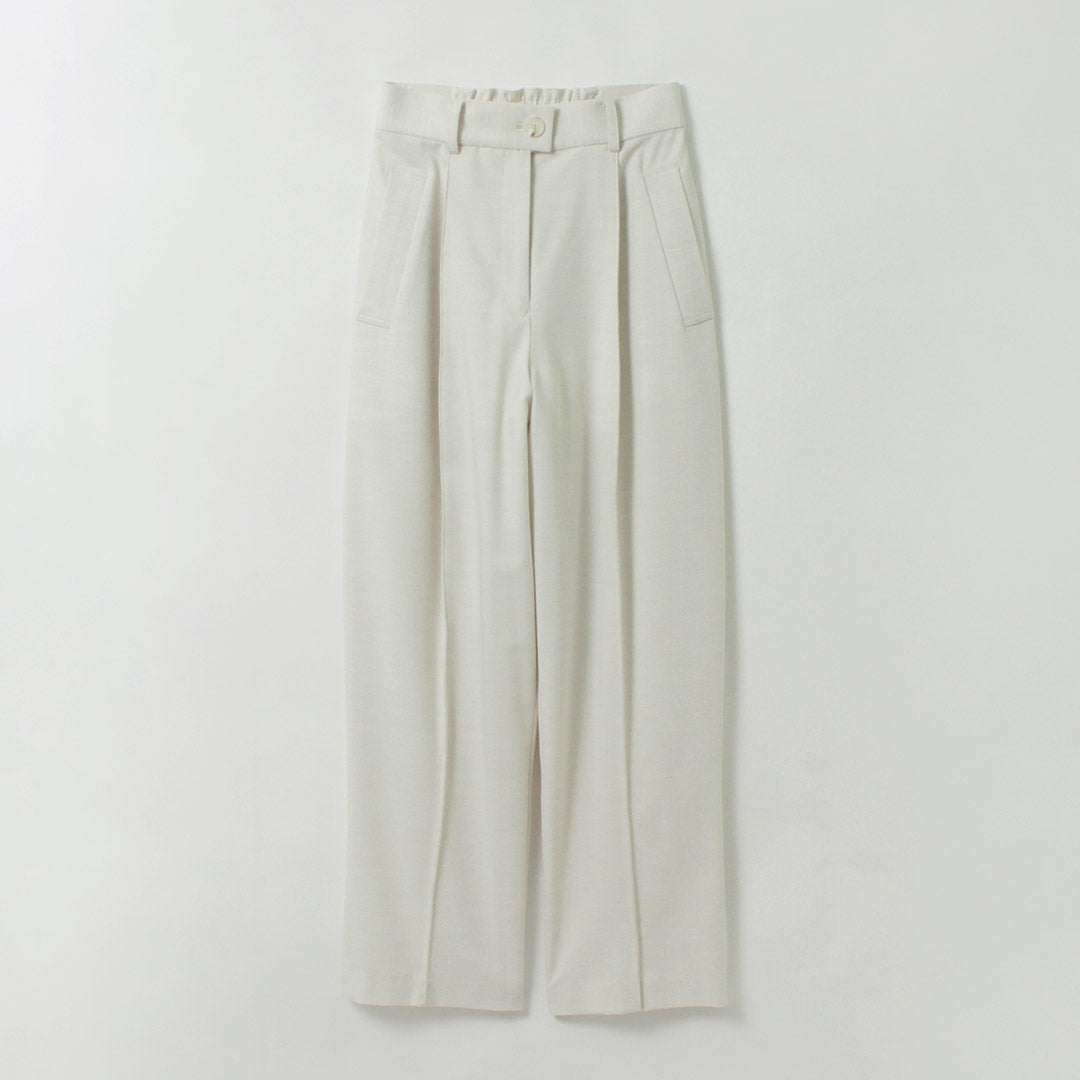 【30%OFF】YENN(イェン) カーブ テーパードパンツ