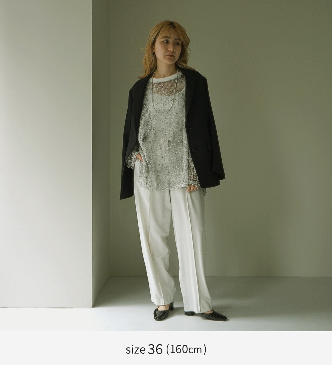 【30%OFF】YENN(イェン) カーブ テーパードパンツ