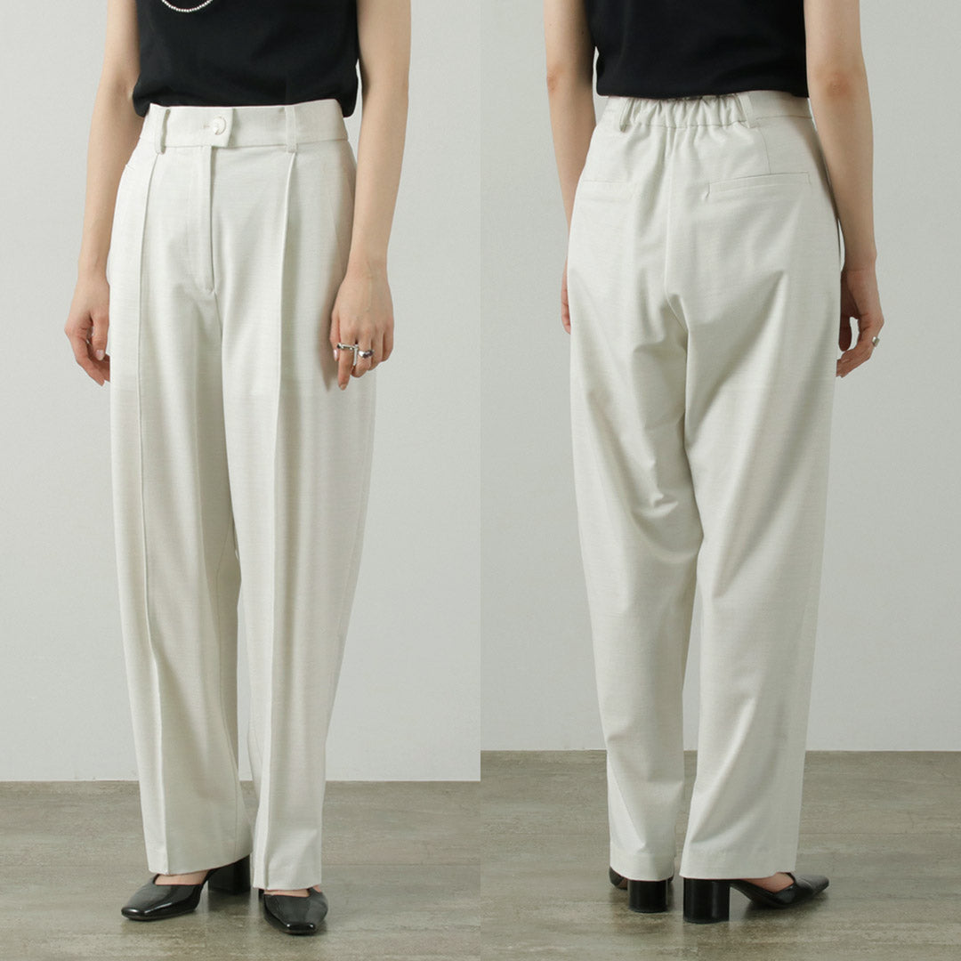 【30%OFF】YENN(イェン) カーブ テーパードパンツ