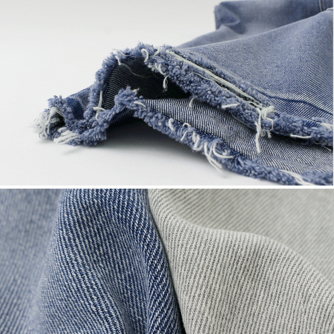 YENN(イェン) バックスリット デニムマキシスカート