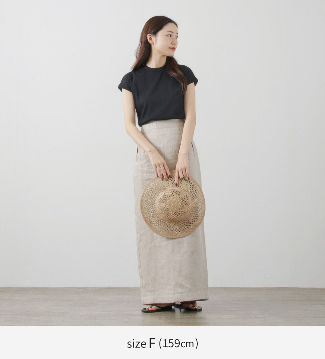 【20%OFF】YENN(イェン) ショートスリーブ リブ Tシャツ 2024年モデル