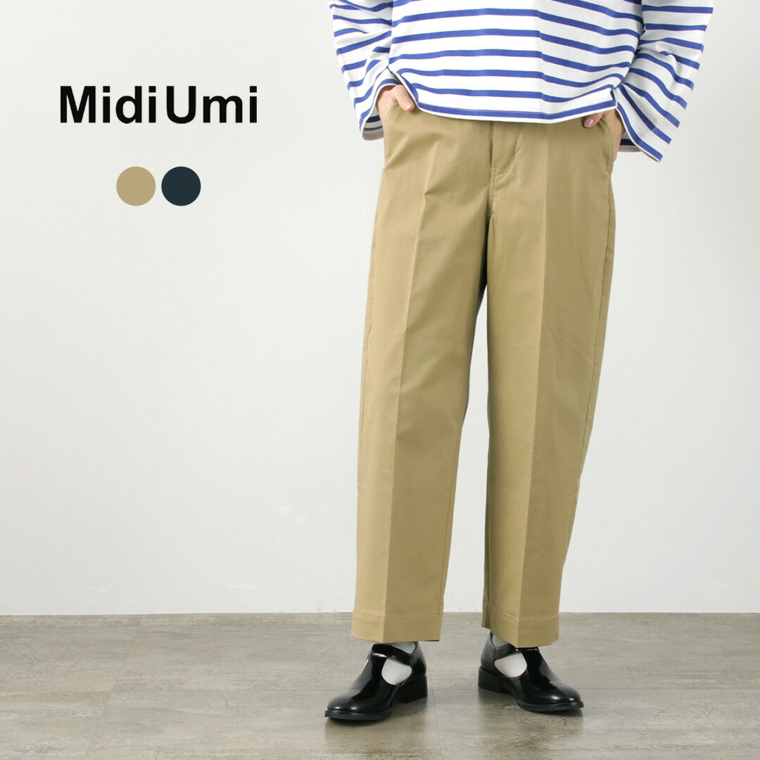 MIDIUMI(ミディウミ) チノ パンツ
