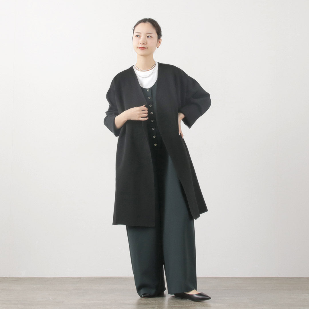 mizuiro ind(ミズイロインド) Vネック ニットジャケット