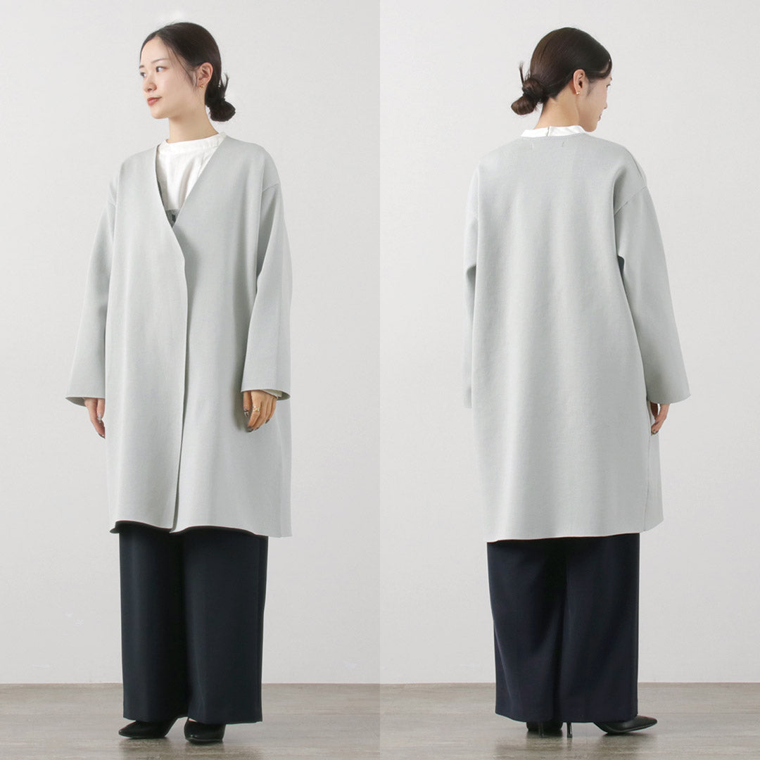 mizuiro ind(ミズイロインド) Vネック ニットジャケット