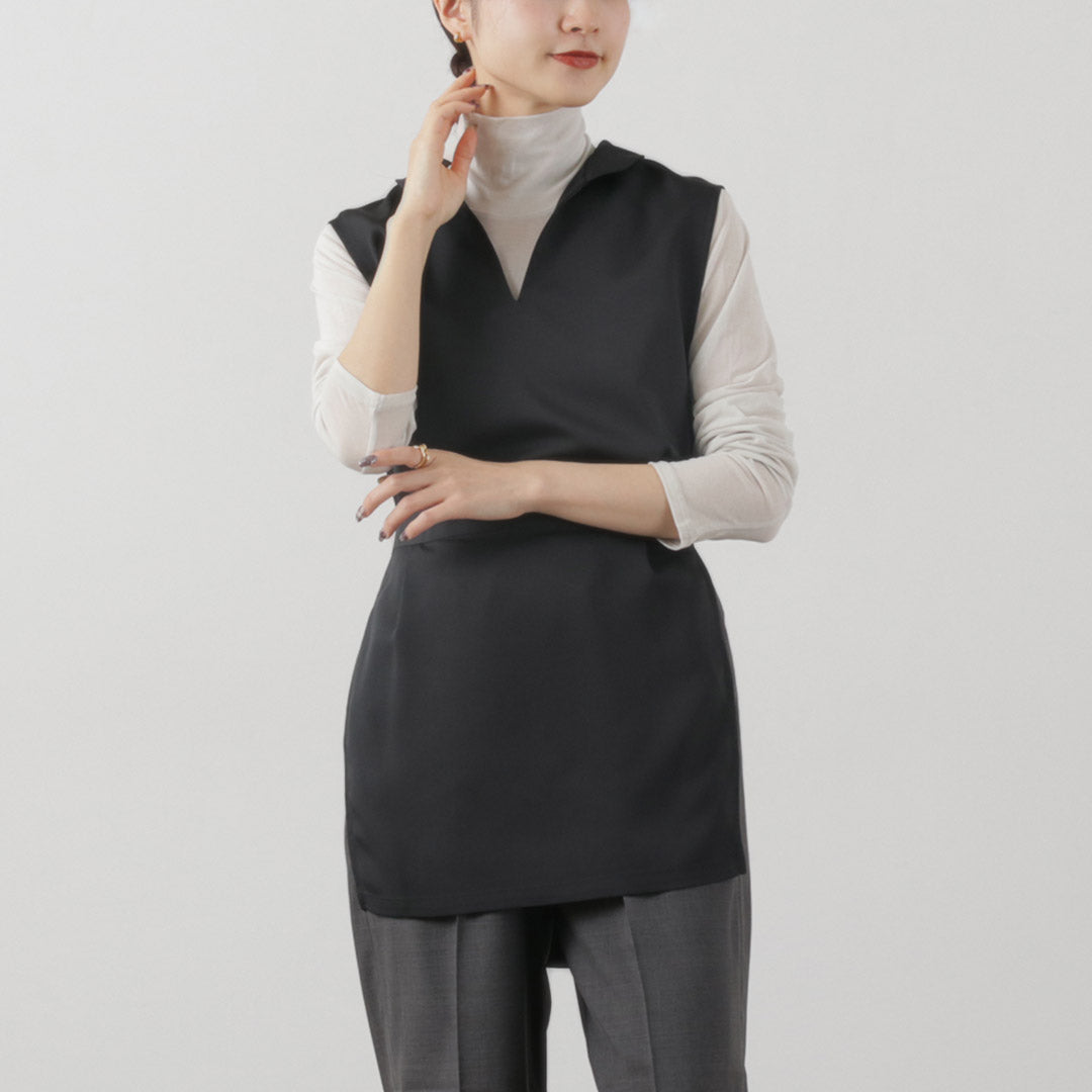 【30%OFF】mizuiro ind(ミズイロインド) チュニック ベスト