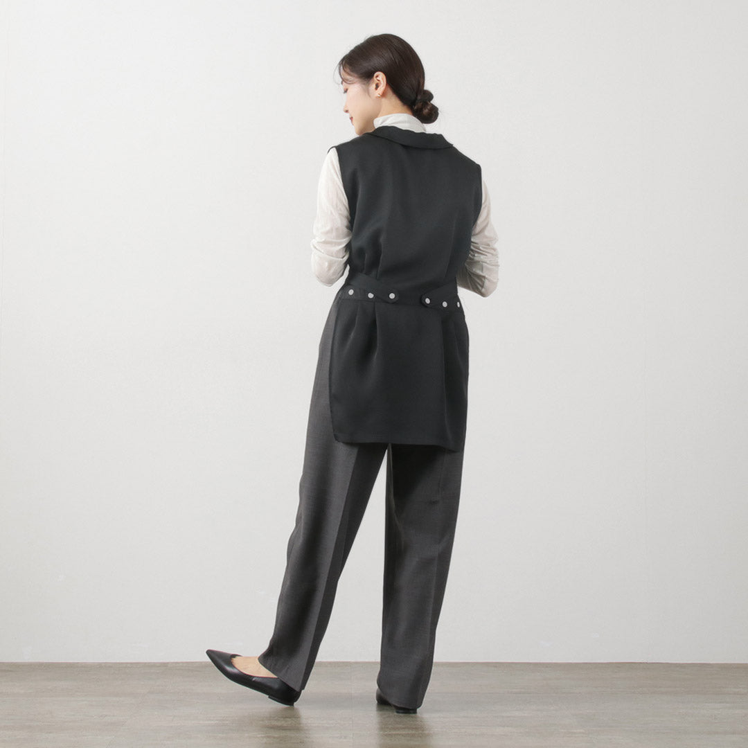 【30%OFF】mizuiro ind(ミズイロインド) チュニック ベスト