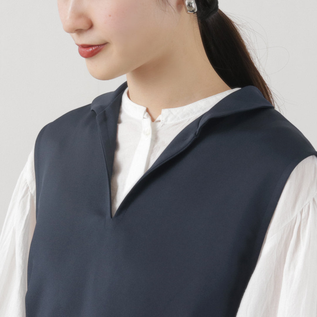 【30%OFF】mizuiro ind(ミズイロインド) チュニック ベスト