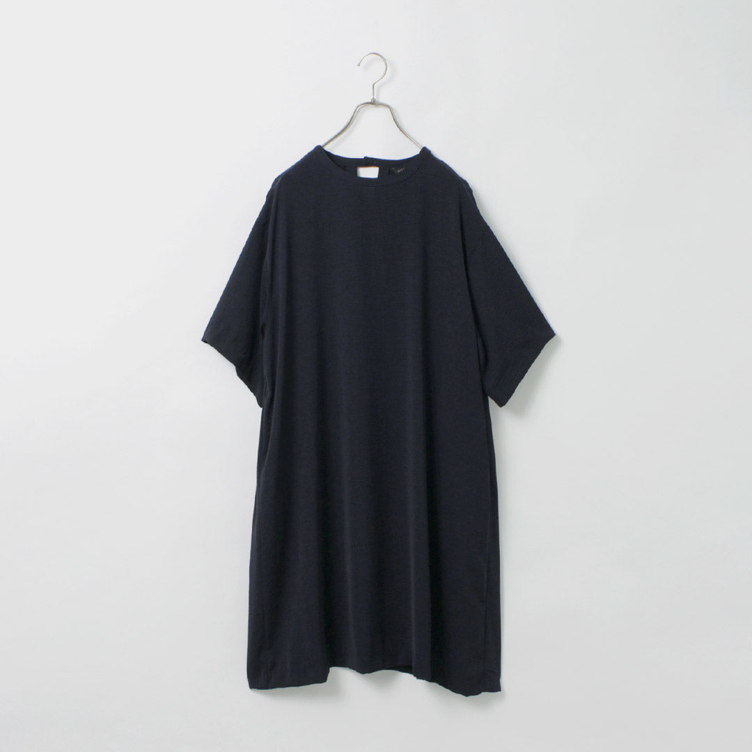 mizuiro ind(ミズイロインド) Aライン ワイドスリーブ OP